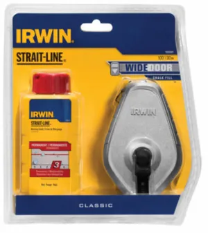 100' ALU RED Chalk Reel