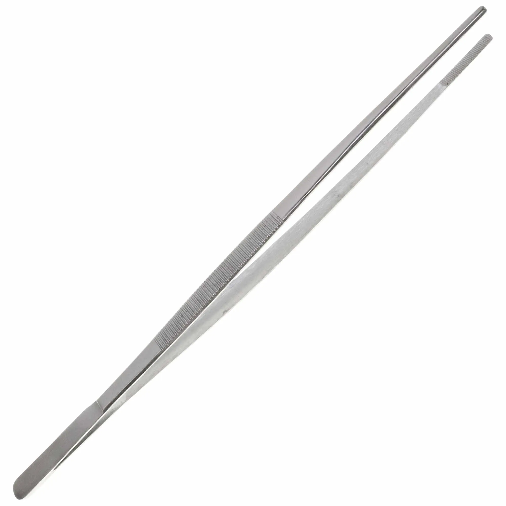 12 inch Serrated Thumb Tweezer Blunt Tip