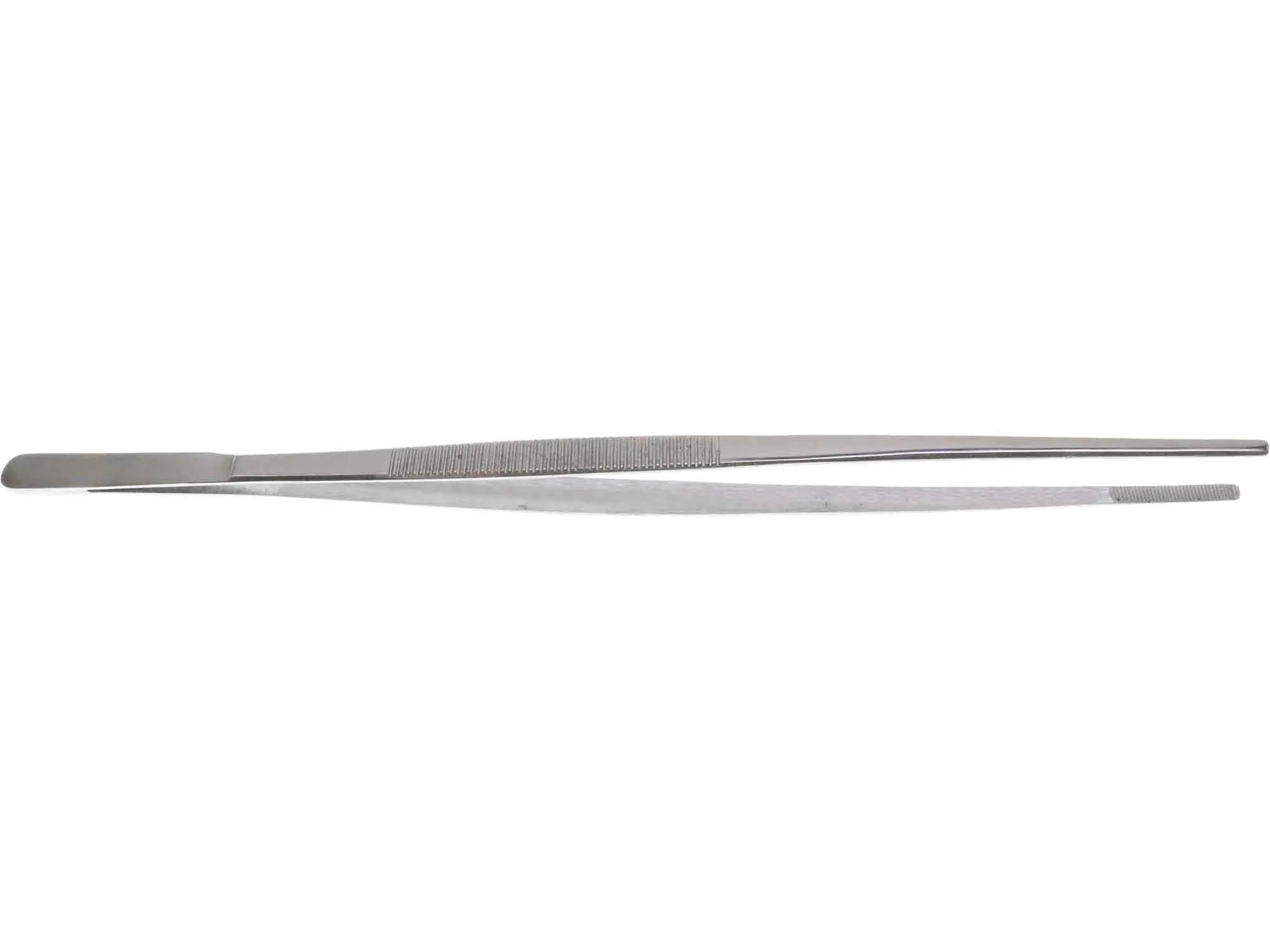 12 inch Serrated Thumb Tweezer Blunt Tip