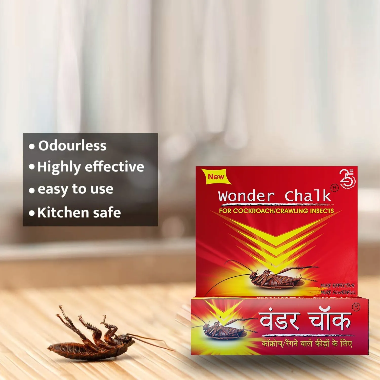 1314 Strong Cockroach Chalk Cockroach Killer Insecticide Repellent Insect Control wonder chalk -