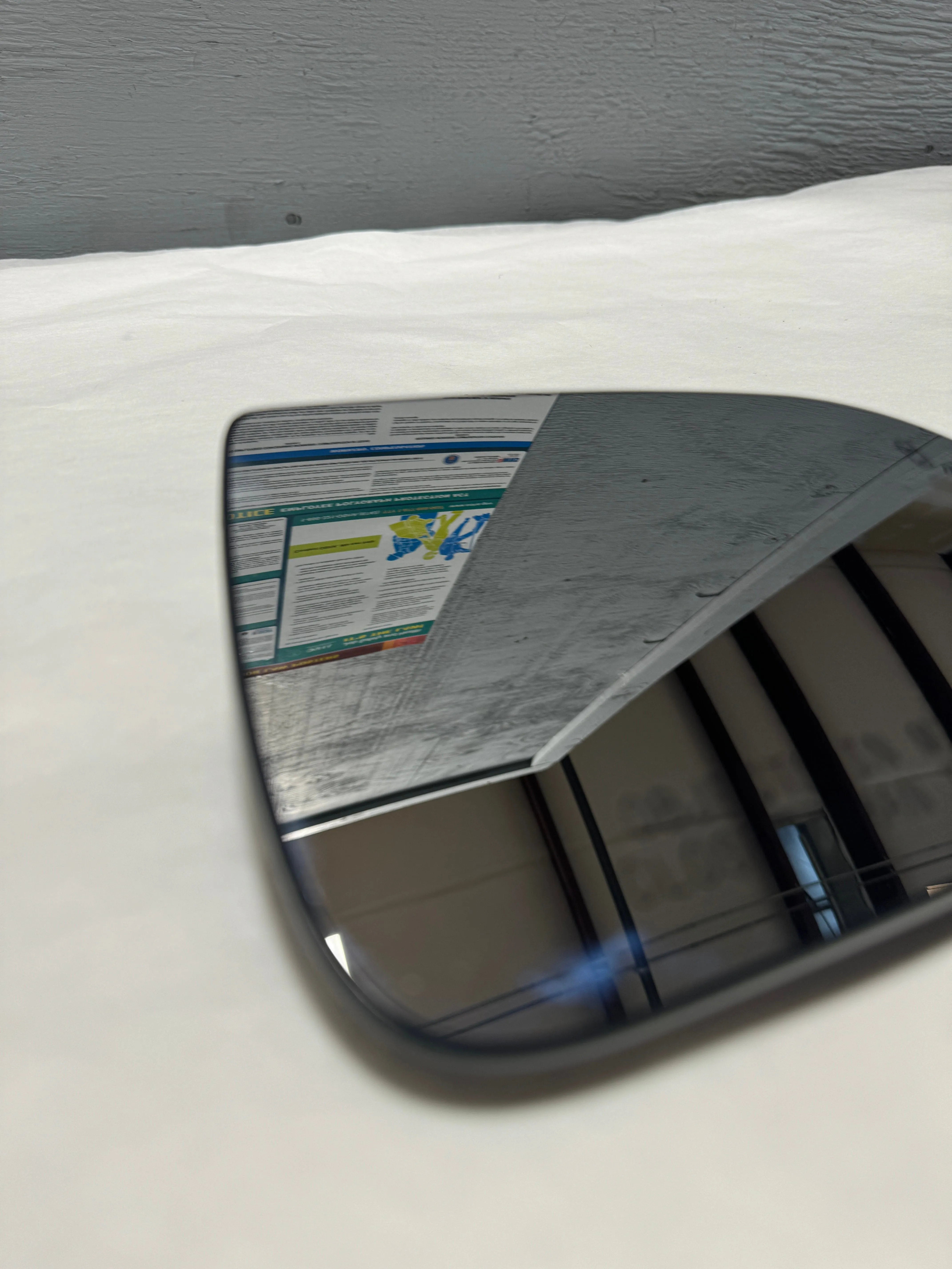 2013-2020 Lincoln MKZ Passenger Side Mirror Glass With Blind Spot Light OEM