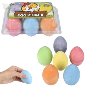 2.5" Egg Sidewalk Chalk (6pcs)