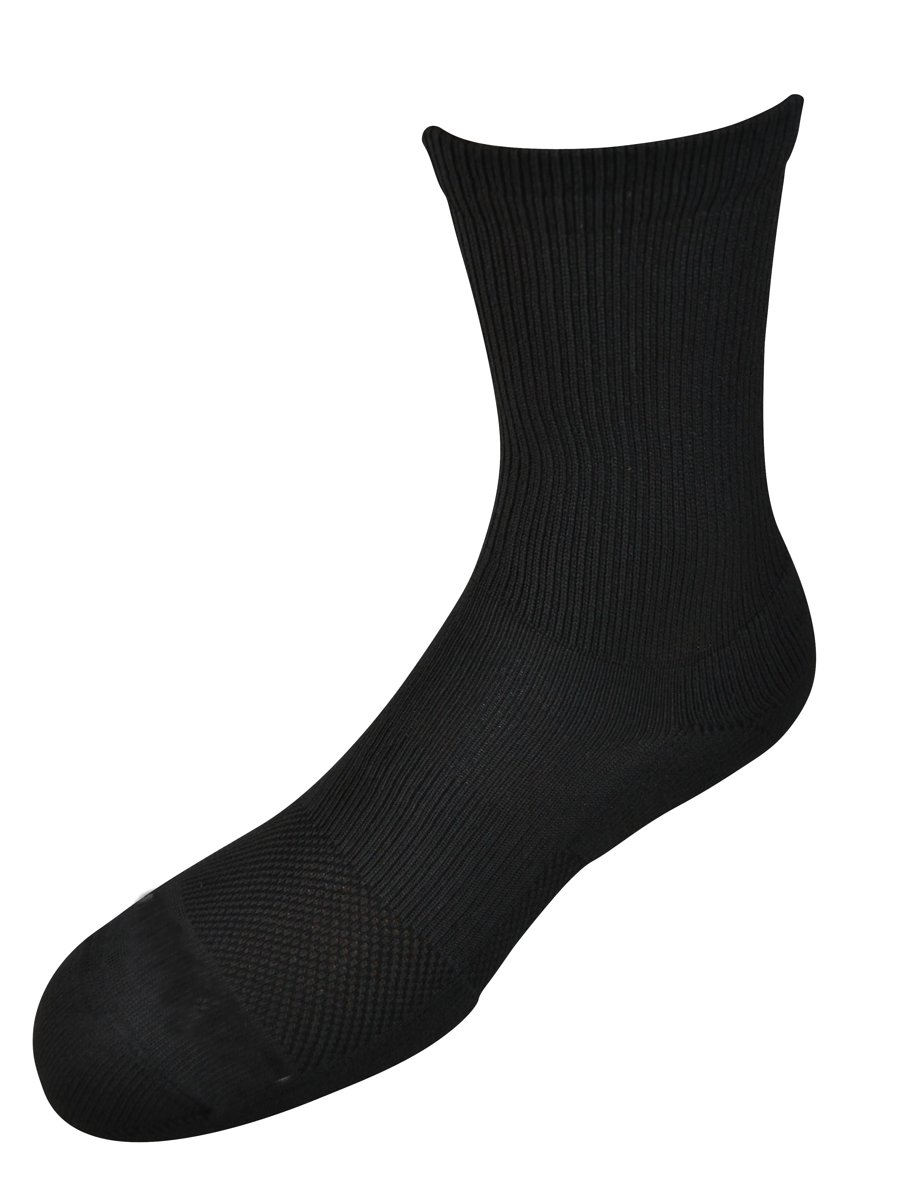 2ndWind Recovery Titanium-Infused Crew Socks | Black - 2 Pack
