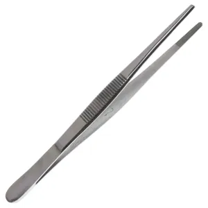 5 inch Serrated Thumb Tweezer Blunt Tip