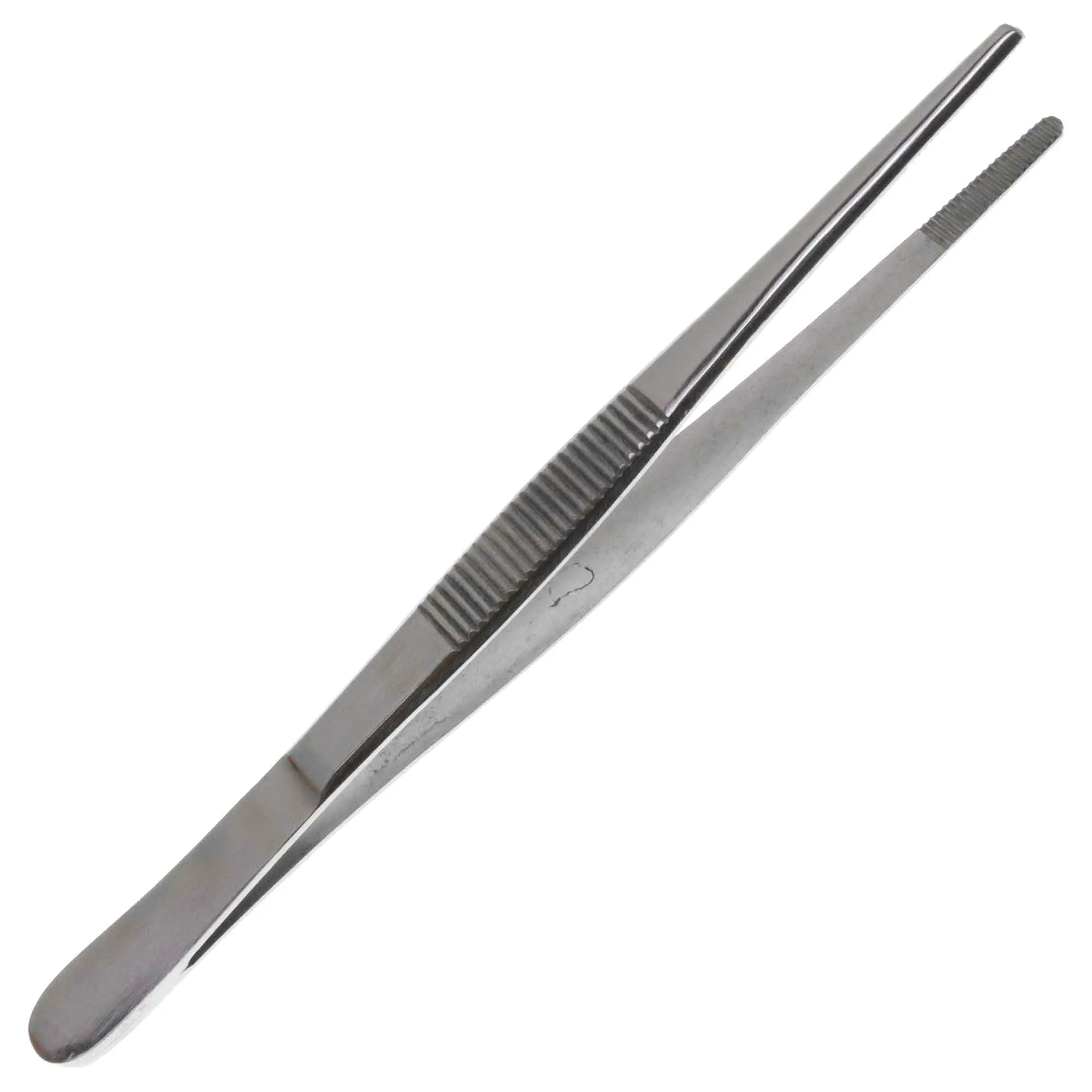5 inch Serrated Thumb Tweezer Blunt Tip