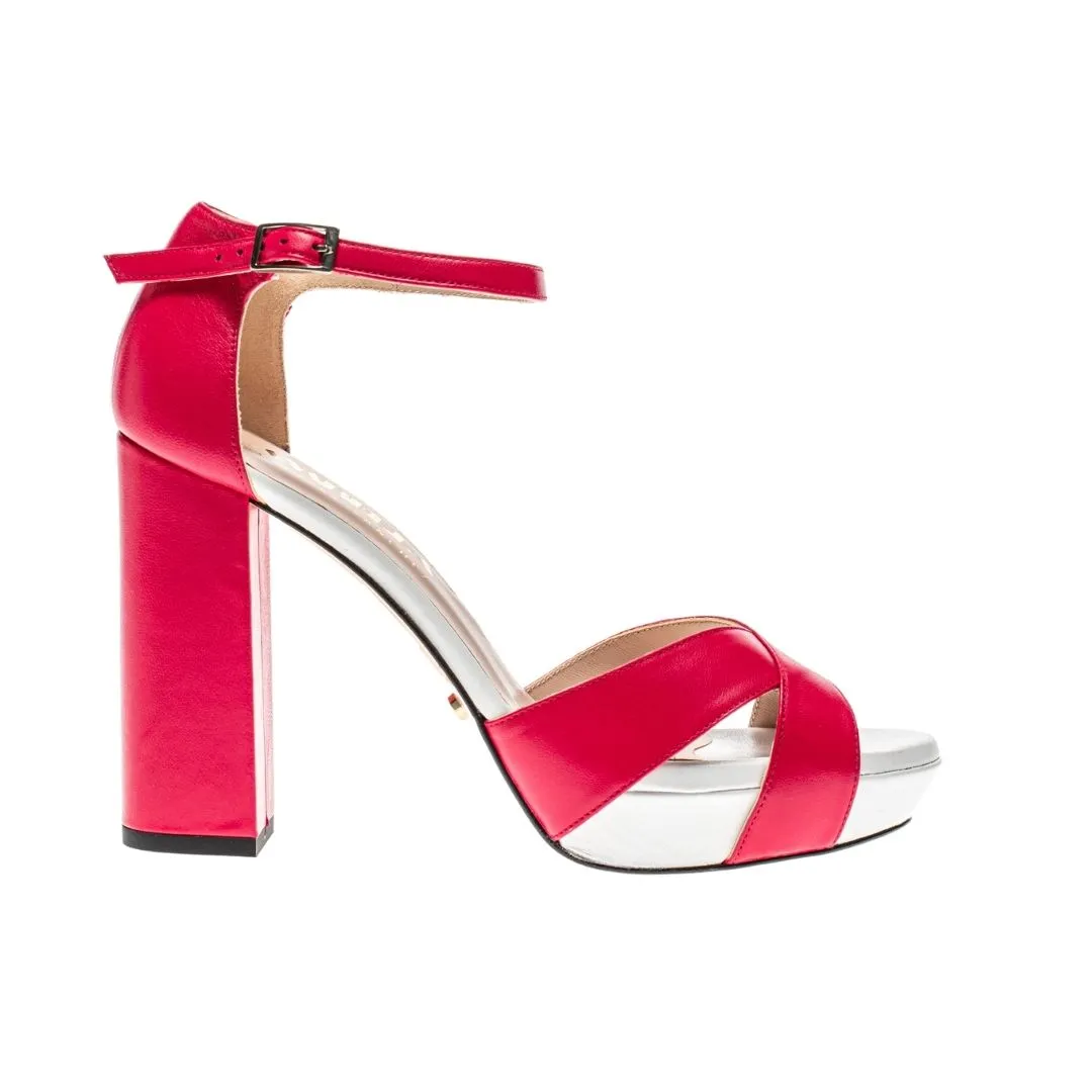 Actitud Platforms Fuchsia & White