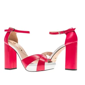 Actitud Platforms Fuchsia & White