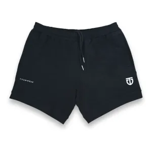 Aesthetic Sweat Shorts - Black