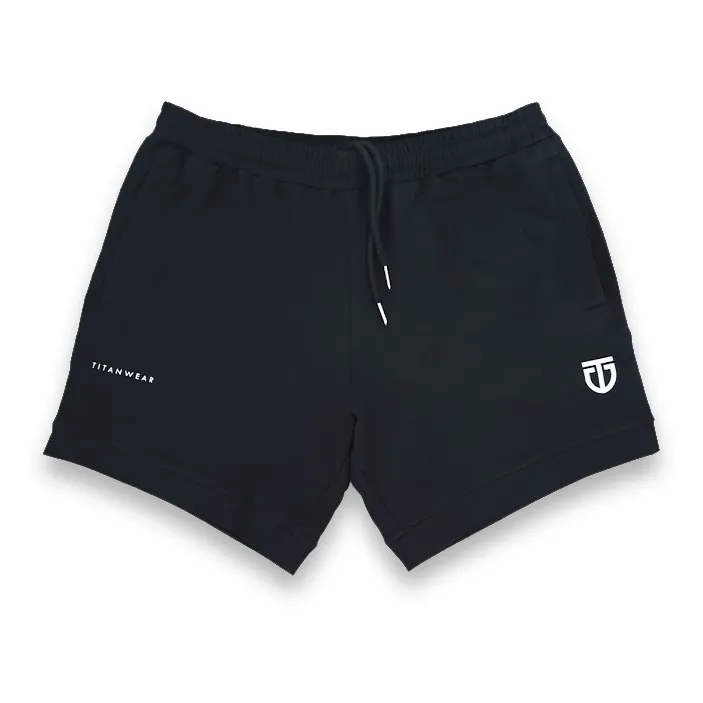 Aesthetic Sweat Shorts - Black