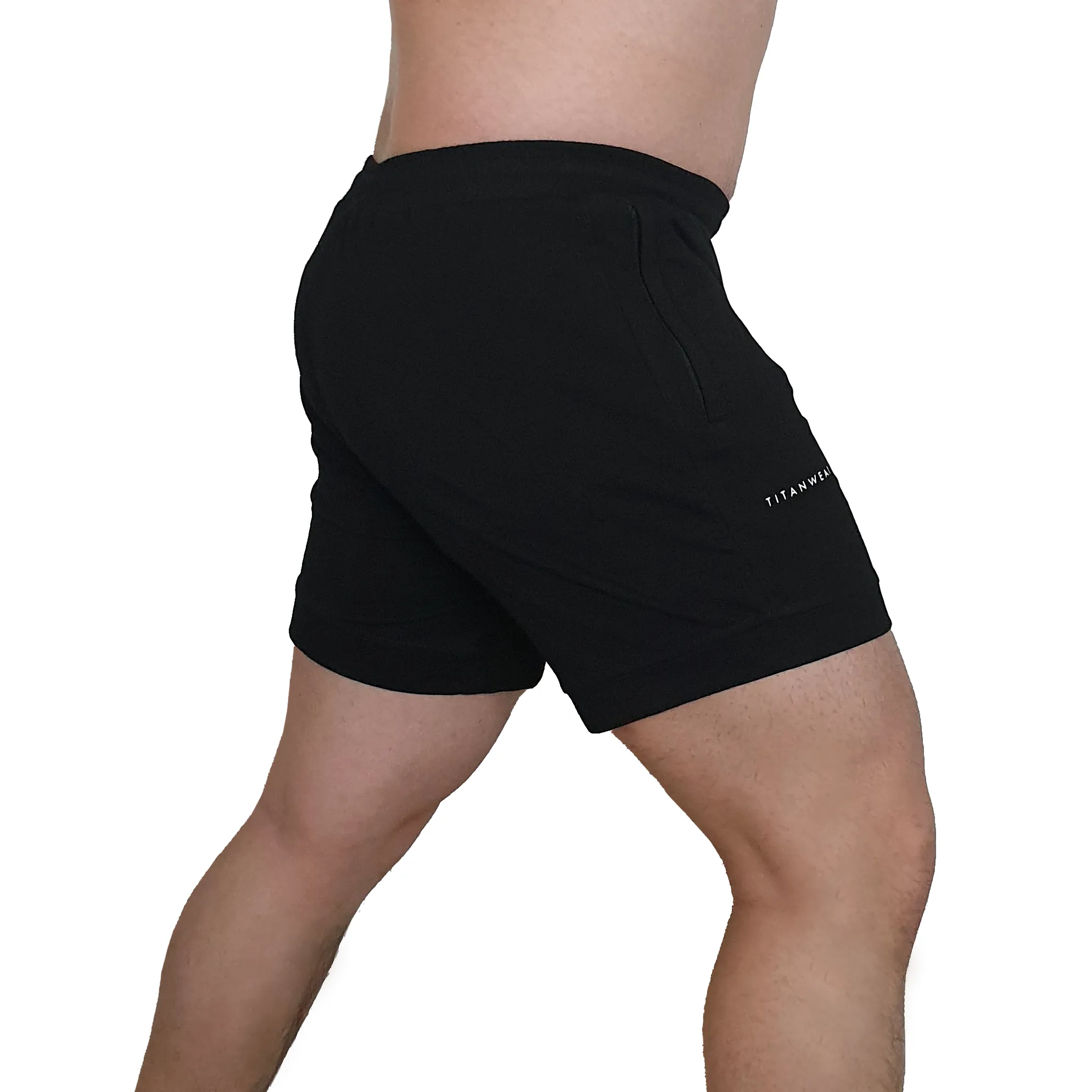 Aesthetic Sweat Shorts - Black