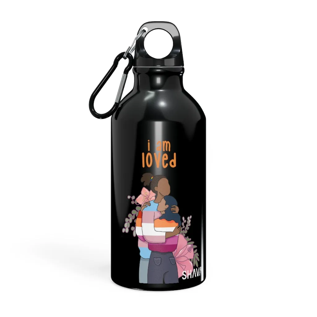 Affirmation Feminist pro choice Oregon Sport bottle 13.5oz - I am Loved (Trans and Lesbian)