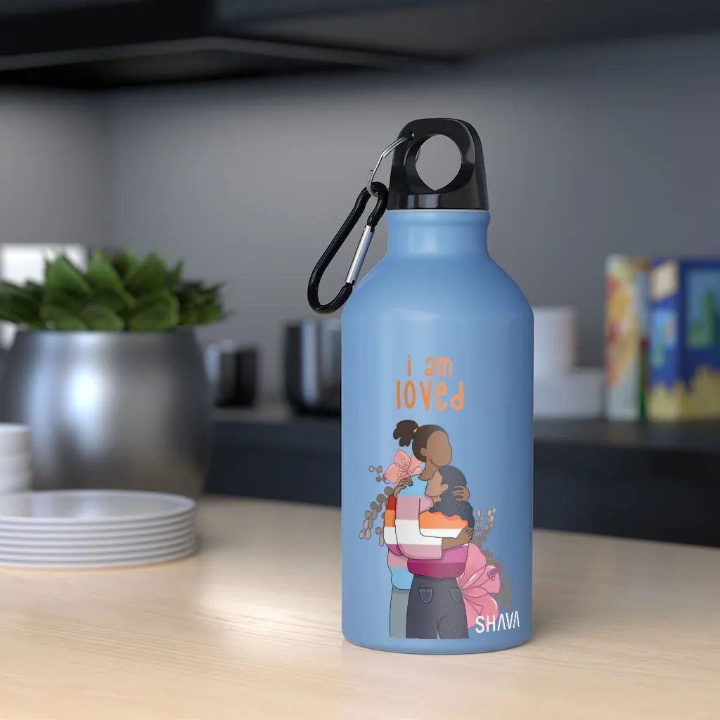 Affirmation Feminist pro choice Oregon Sport bottle 13.5oz - I am Loved (Trans and Lesbian)