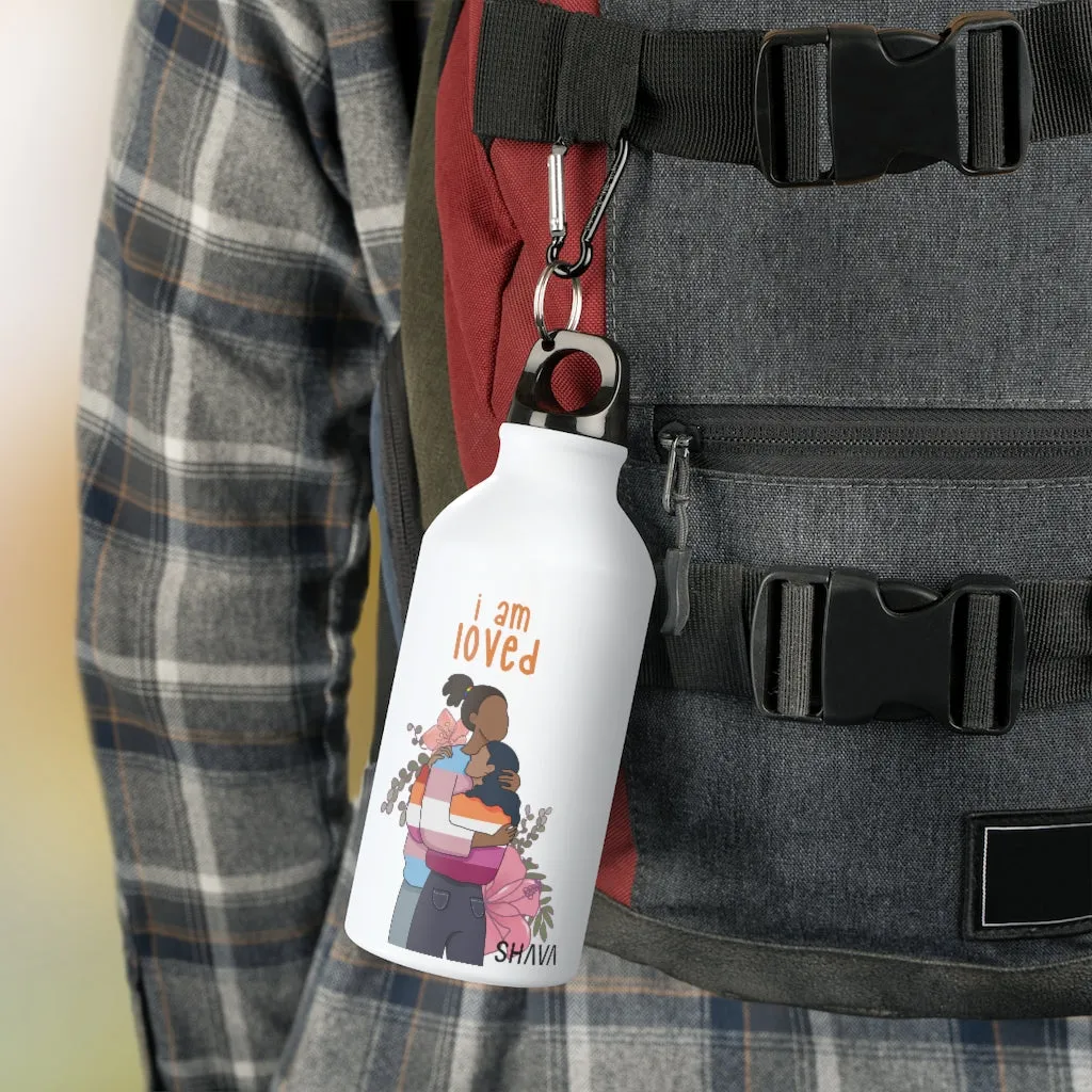 Affirmation Feminist pro choice Oregon Sport bottle 13.5oz - I am Loved (Trans and Lesbian)