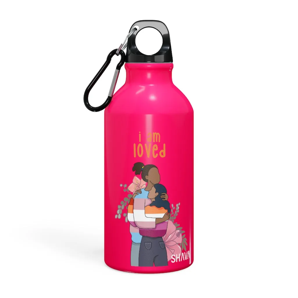 Affirmation Feminist pro choice Oregon Sport bottle 13.5oz - I am Loved (Trans and Lesbian)