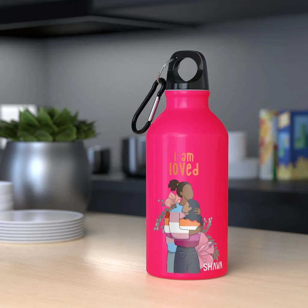 Affirmation Feminist pro choice Oregon Sport bottle 13.5oz - I am Loved (Trans and Lesbian)