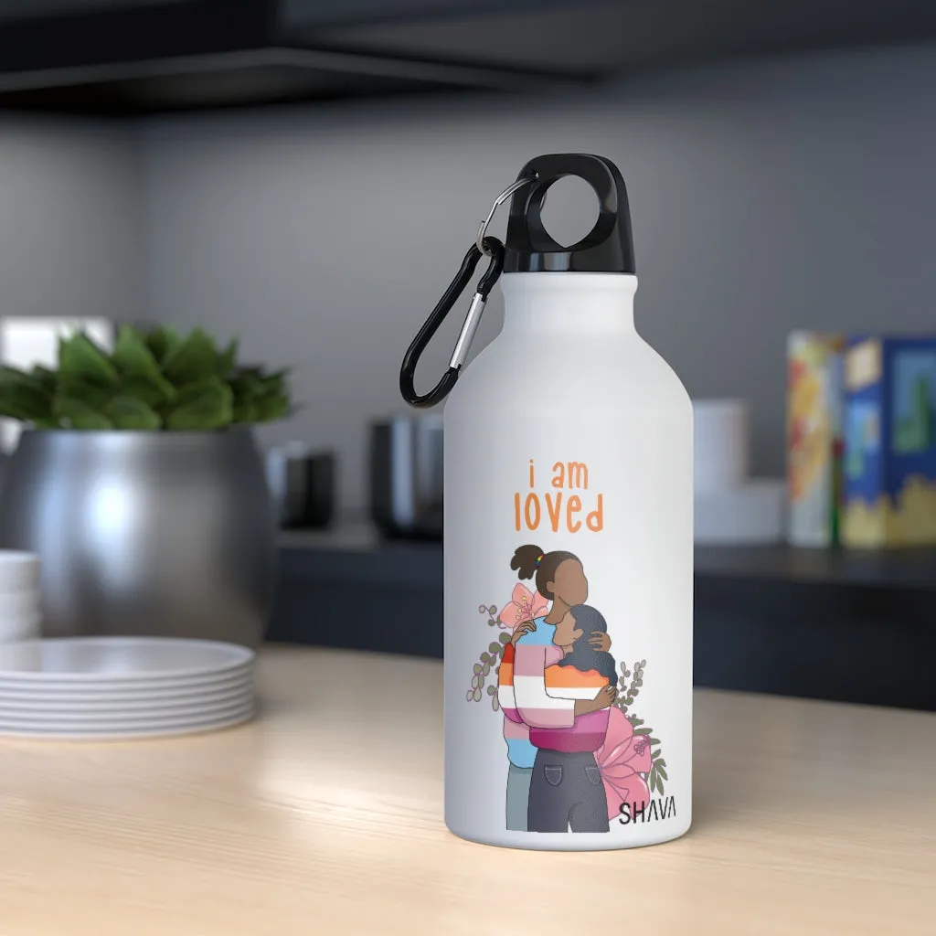 Affirmation Feminist pro choice Oregon Sport bottle 13.5oz - I am Loved (Trans and Lesbian)