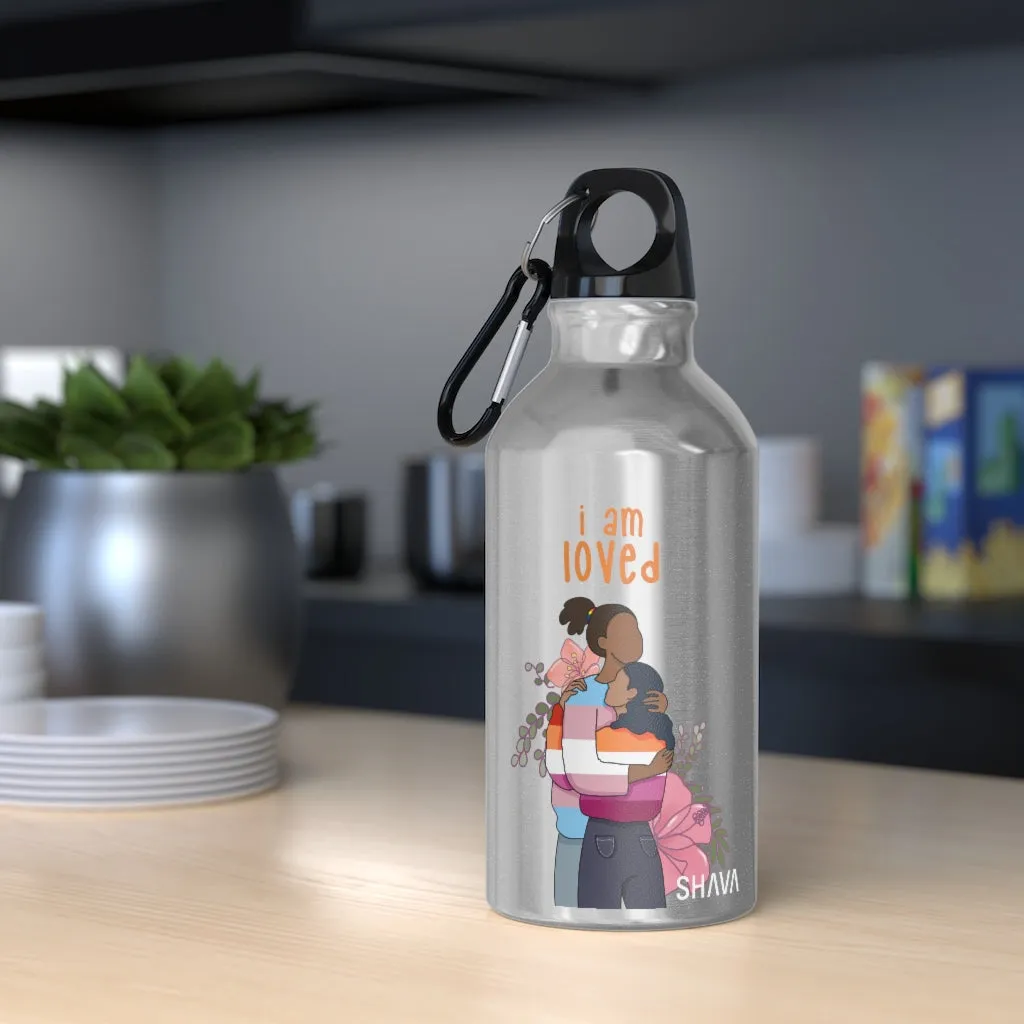 Affirmation Feminist pro choice Oregon Sport bottle 13.5oz - I am Loved (Trans and Lesbian)