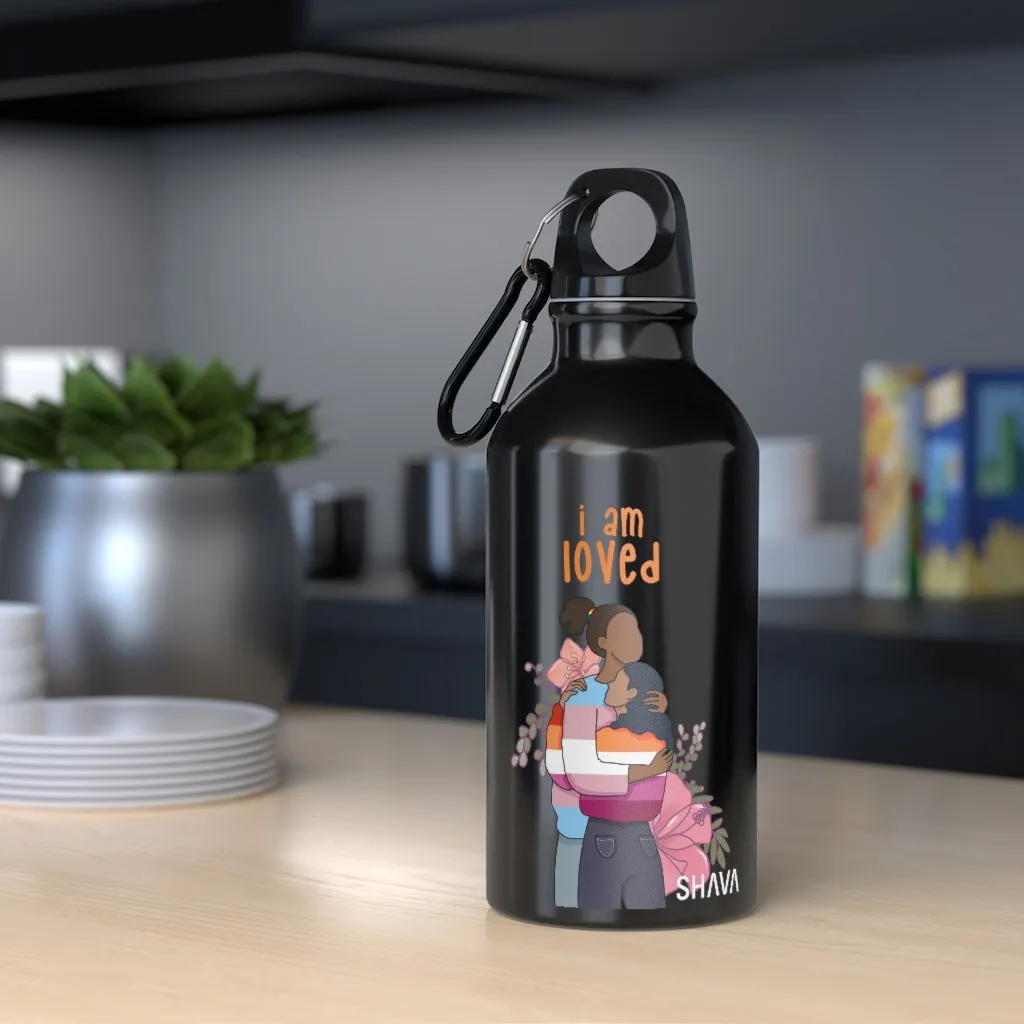 Affirmation Feminist pro choice Oregon Sport bottle 13.5oz - I am Loved (Trans and Lesbian)