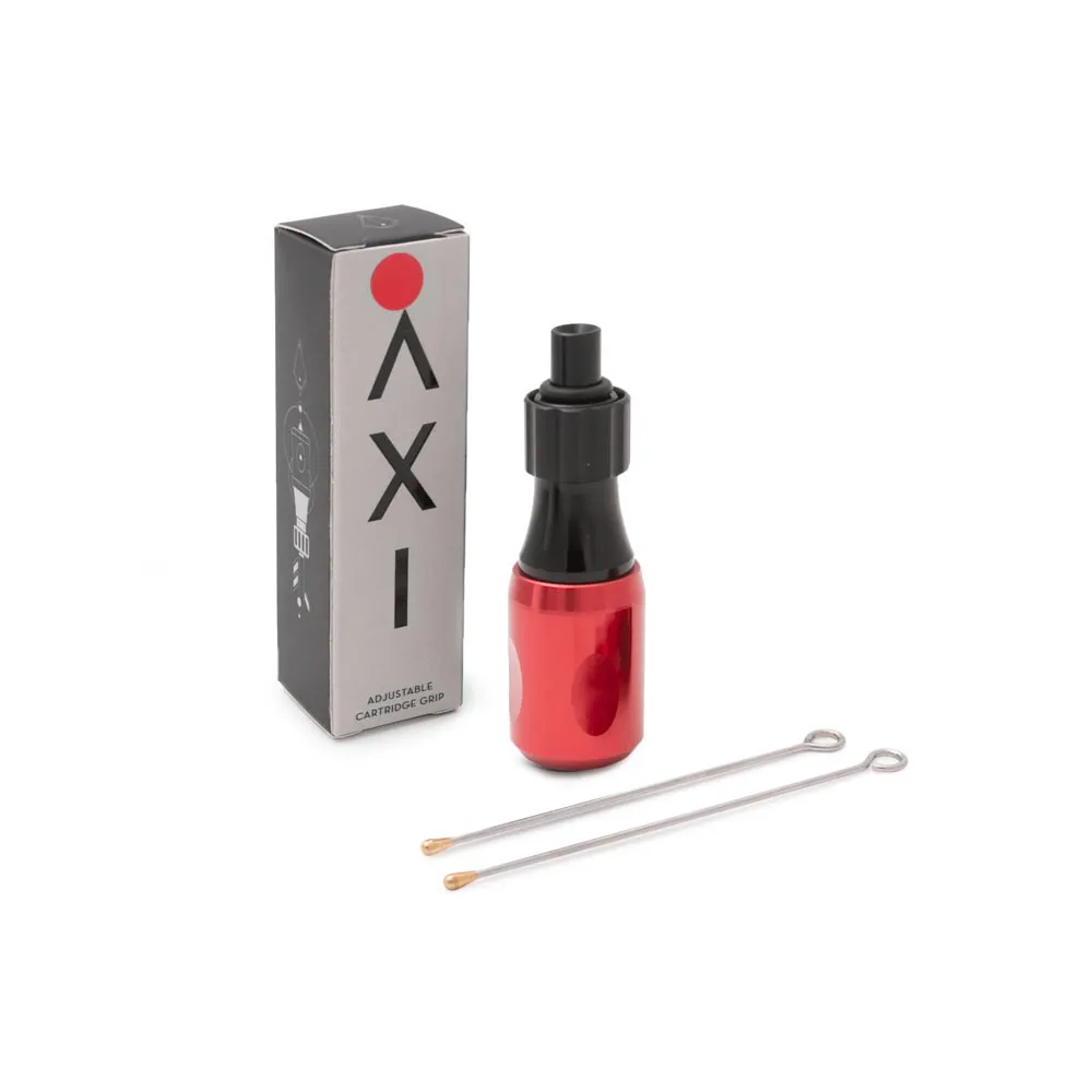 Axi Adjustable Aluminum Grip — 25mm Red
