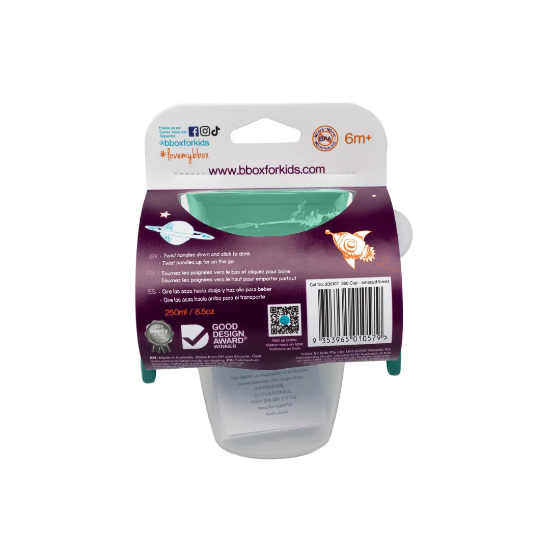 b.box 360 Cup Emerald Forest Green