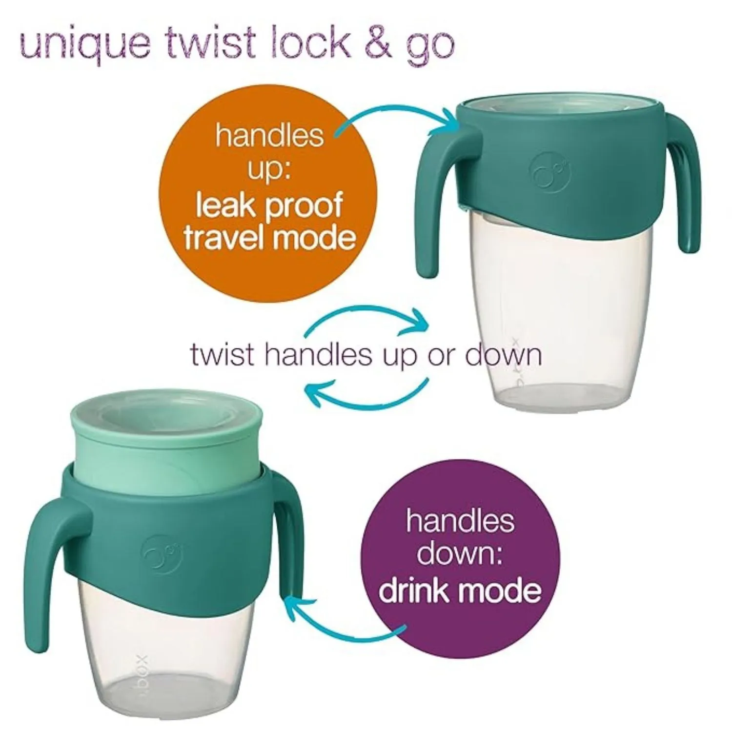 b.box 360 Cup Emerald Forest Green
