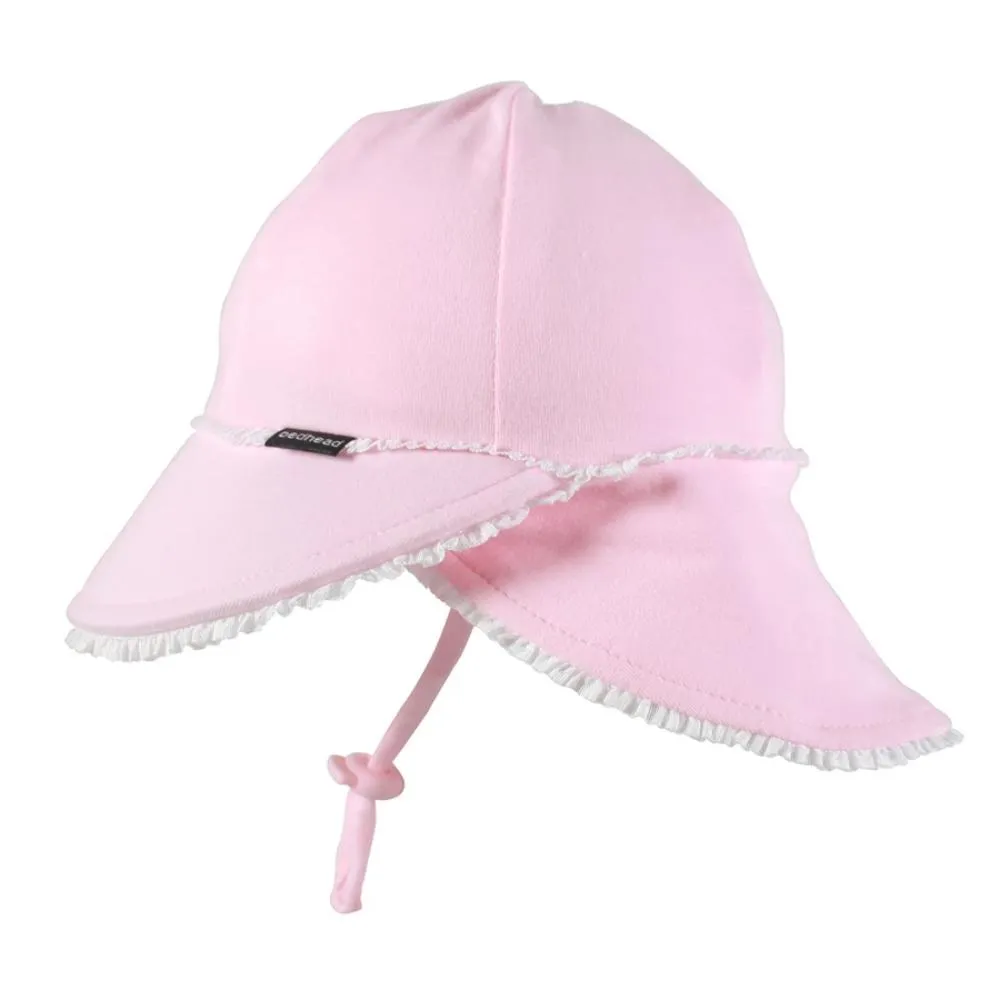 Bedhead Hats Baby Legionnaire Hat Ruffle Trim Blush