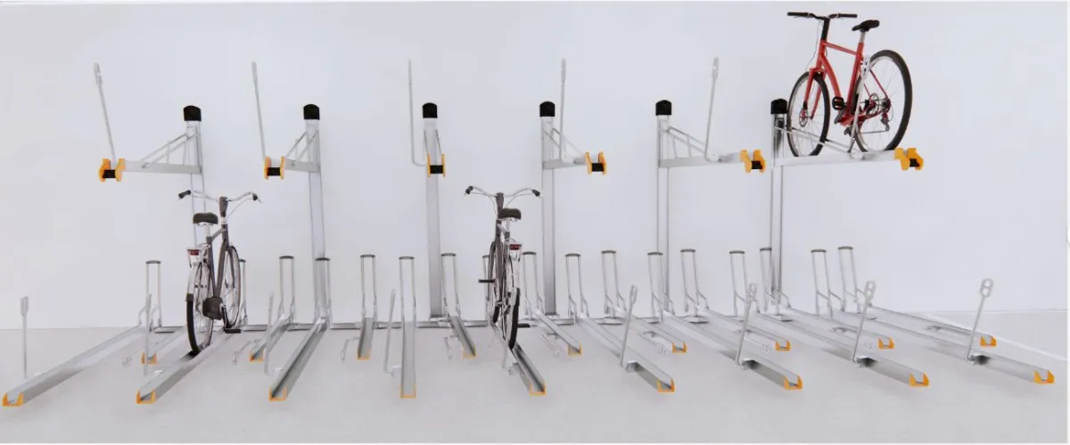 BICYCLE RACKS ERGONOMIC (two tiers)