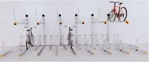 BICYCLE RACKS ERGONOMIC (two tiers)
