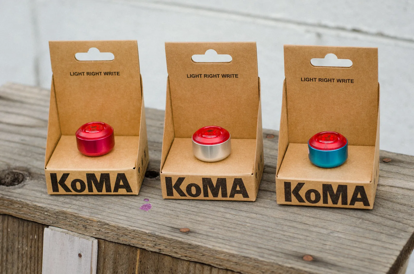 Blue Lug Koma rear lights - multiple colors, picked randomly