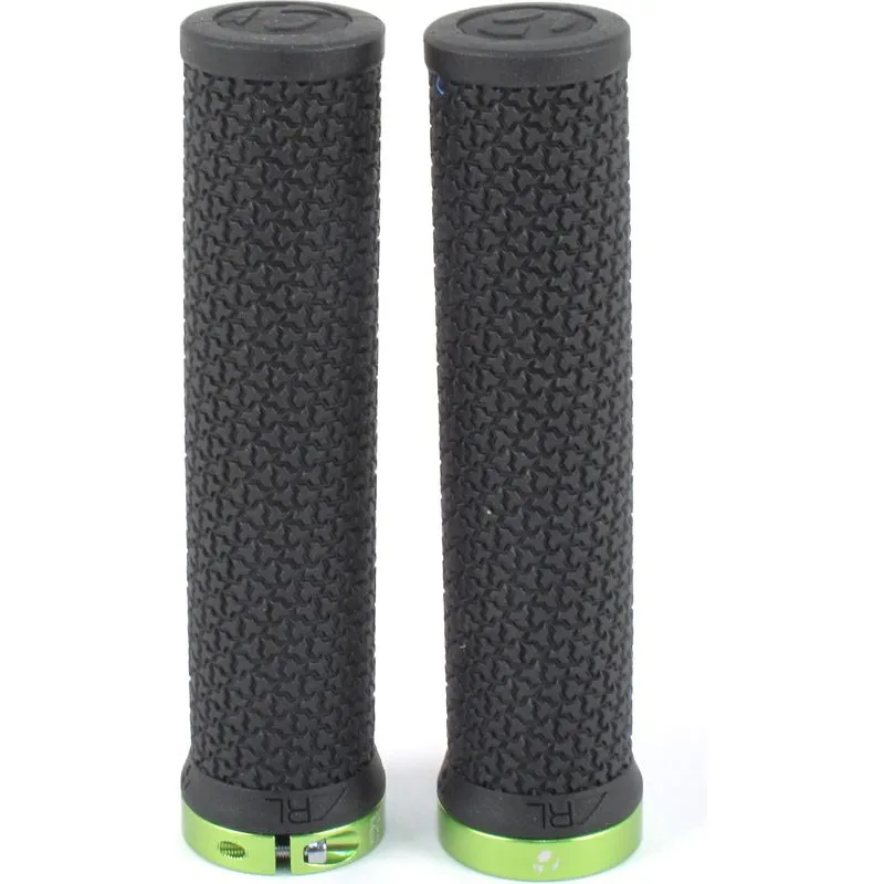 Bontrager Race Lite MTB Lock-On Grips // Black/Green 130mm // 22.2mm