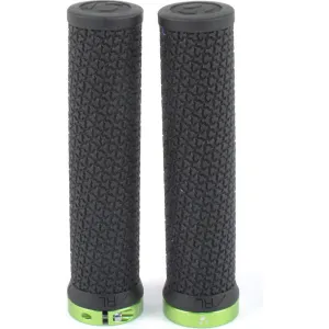 Bontrager Race Lite MTB Lock-On Grips // Black/Green 130mm // 22.2mm