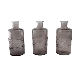 BOTTLE GREY 7.5HX14.5CM