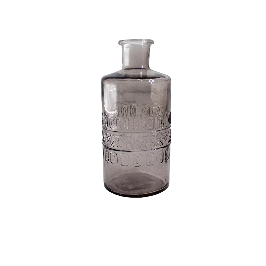 BOTTLE GREY 7.5HX14.5CM
