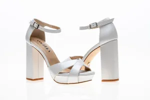 Bridal Platforms Actitud Pearl White