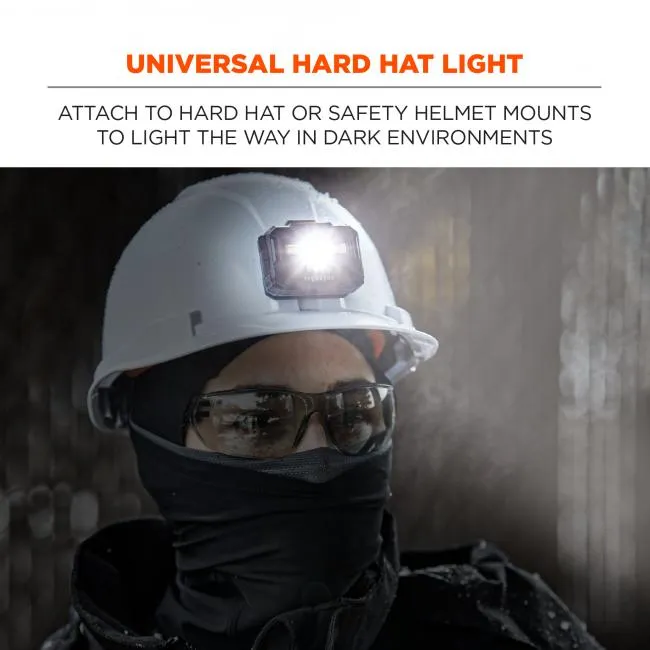 Ergodyne Skullerz 8987 Rechargeable Headlamp Light - Black