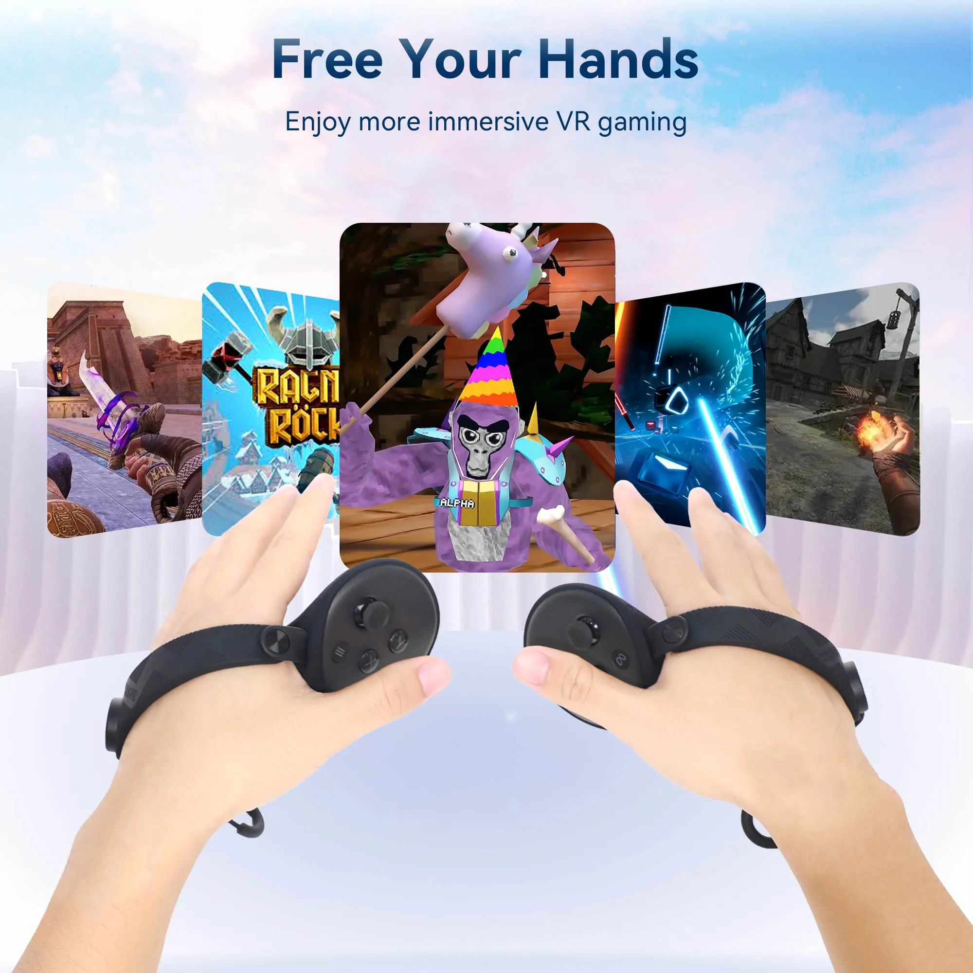 Extended Controller Grips for Quest 3S/ Quest 3