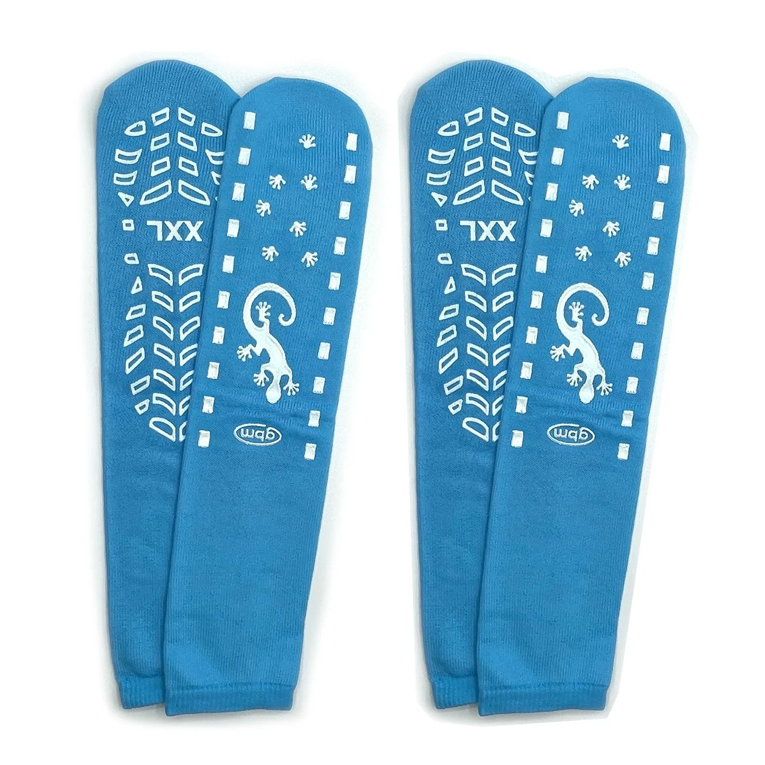 GBM Geckos - Plush Double Tread Non-Slip Safety Socks