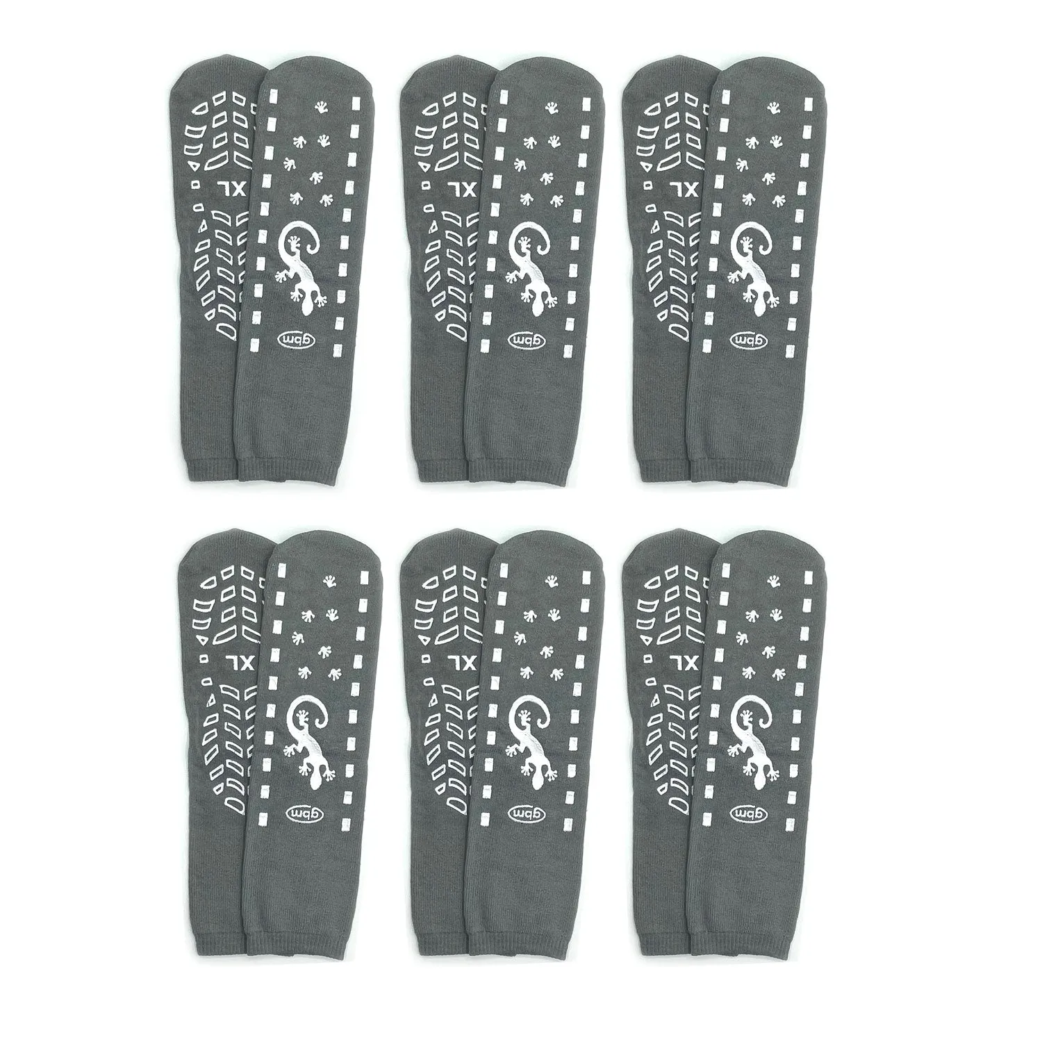 GBM Geckos - Plush Double Tread Non-Slip Safety Socks