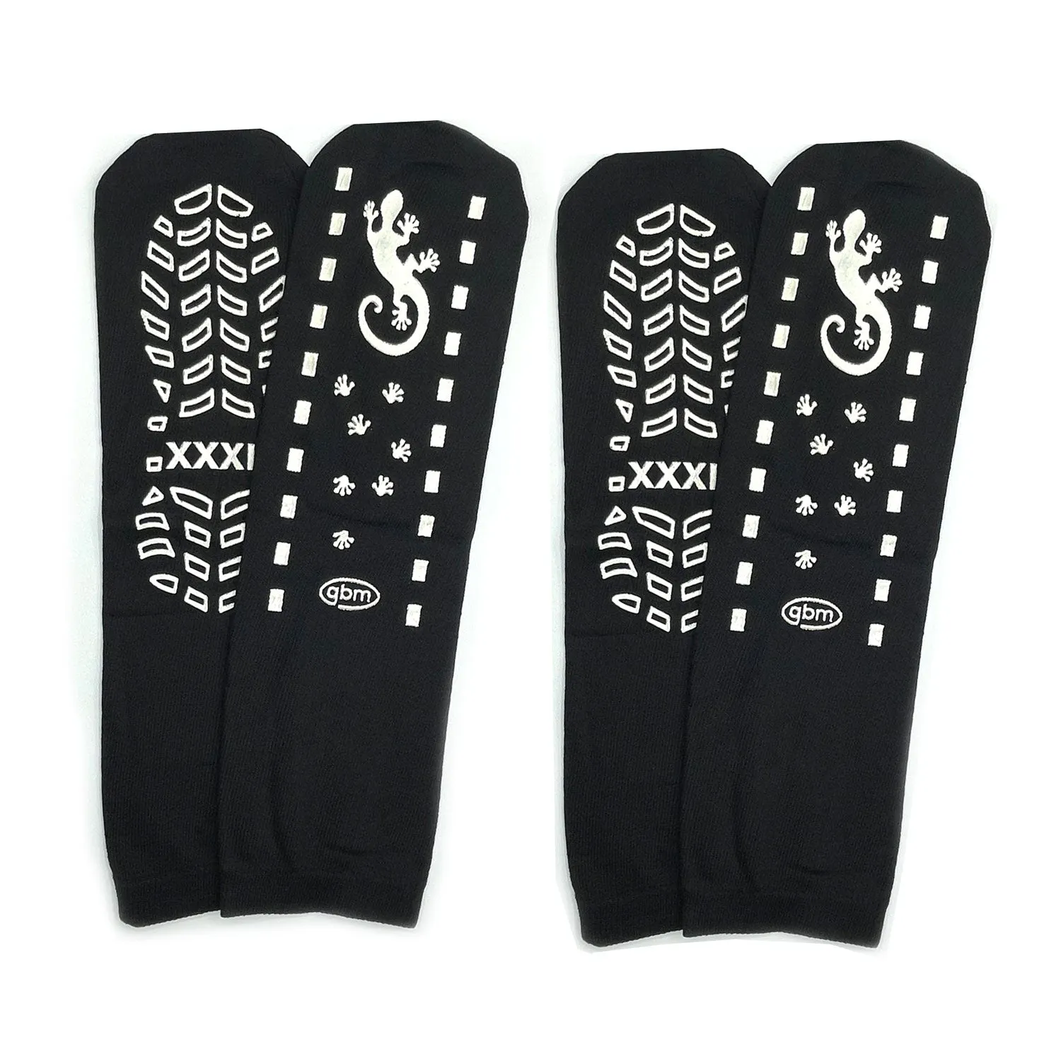 GBM Geckos - Plush Double Tread Non-Slip Safety Socks