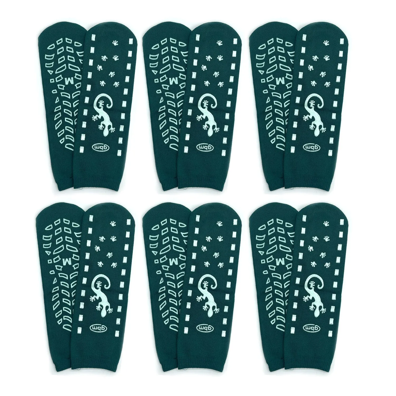 GBM Geckos - Plush Double Tread Non-Slip Safety Socks
