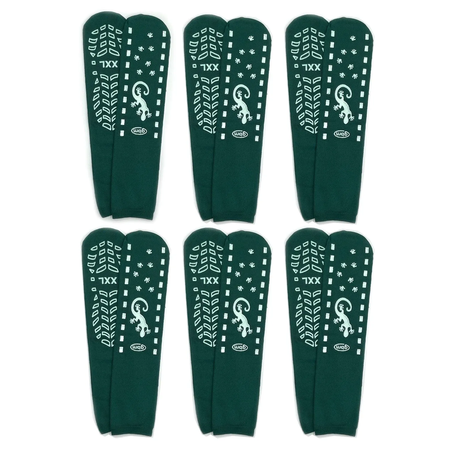 GBM Geckos - Plush Double Tread Non-Slip Safety Socks