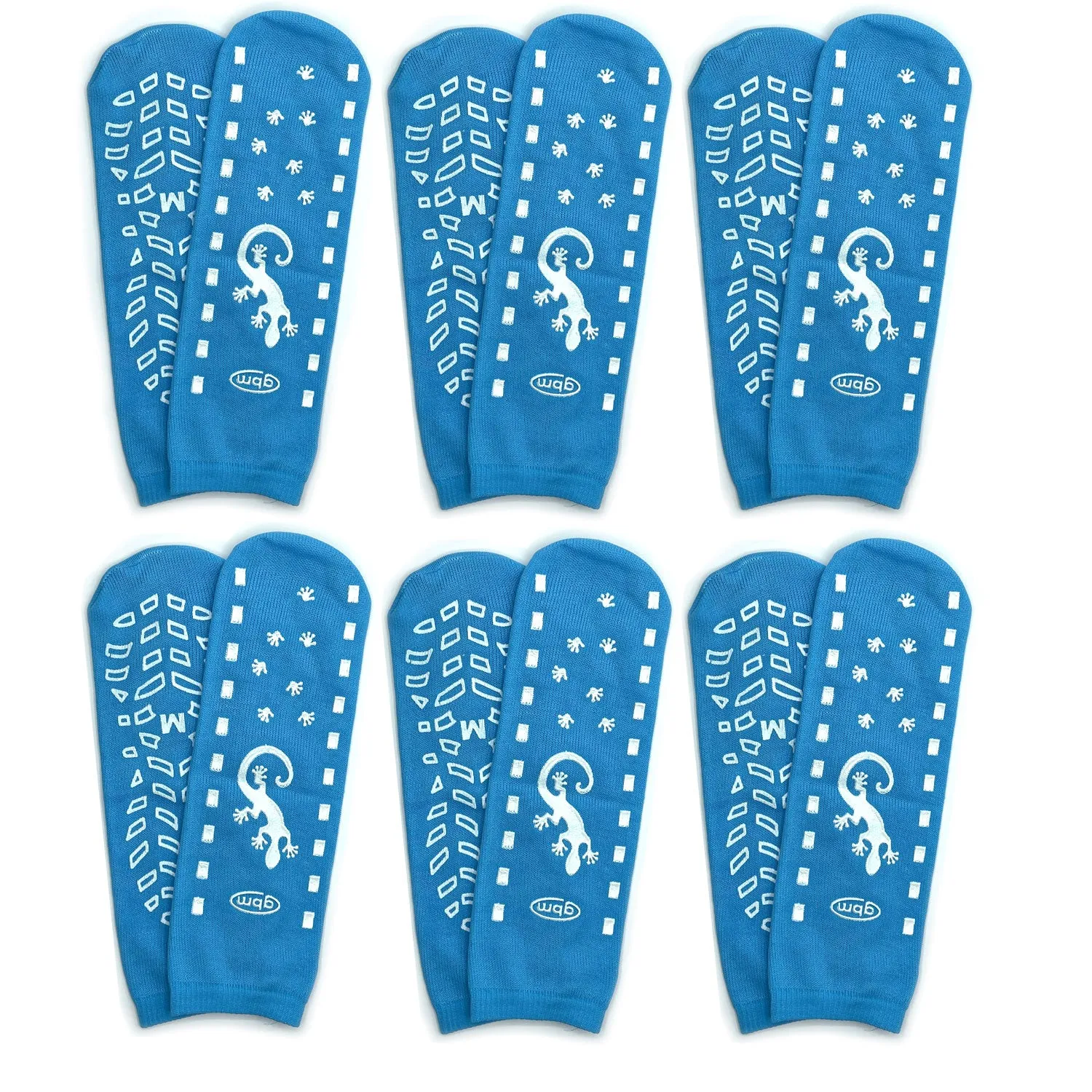 GBM Geckos - Plush Double Tread Non-Slip Safety Socks