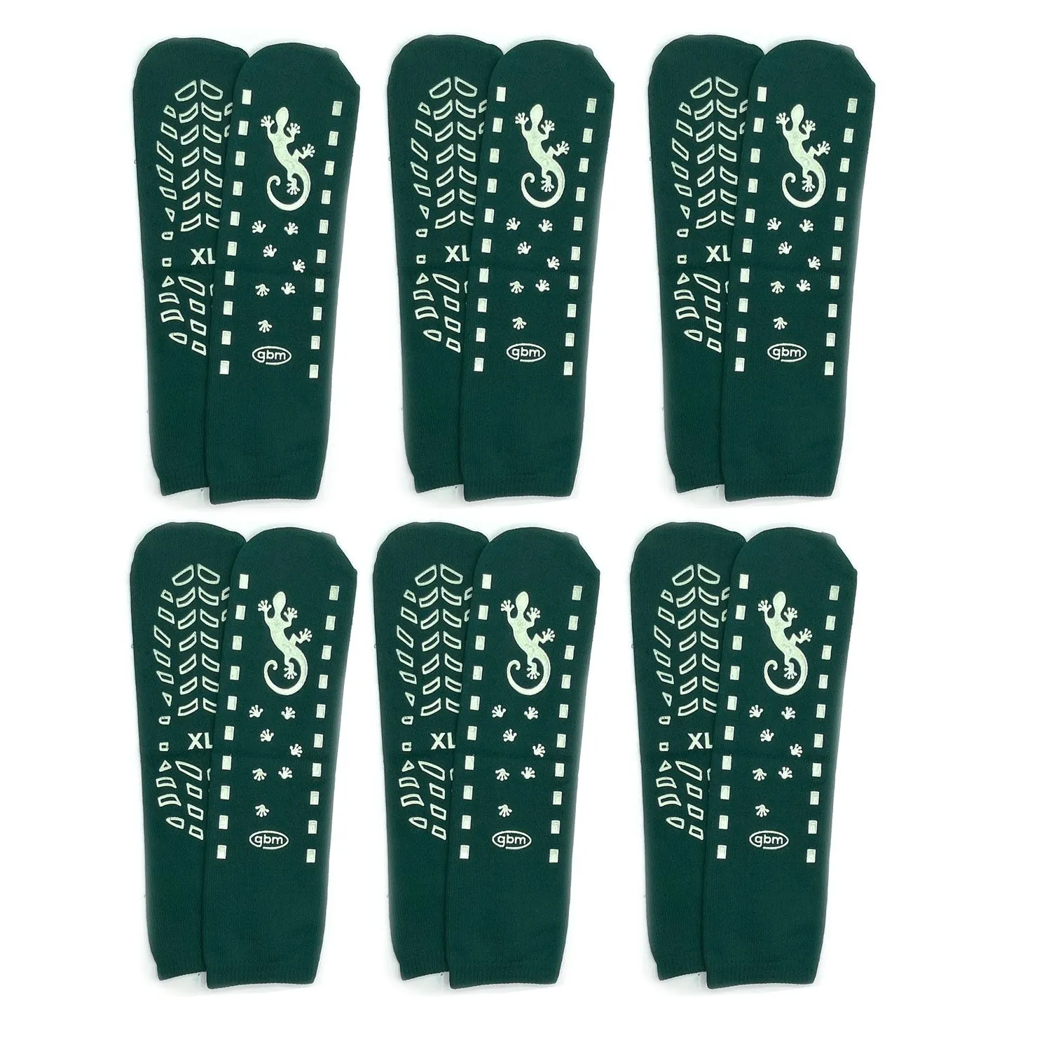 GBM Geckos - Plush Double Tread Non-Slip Safety Socks