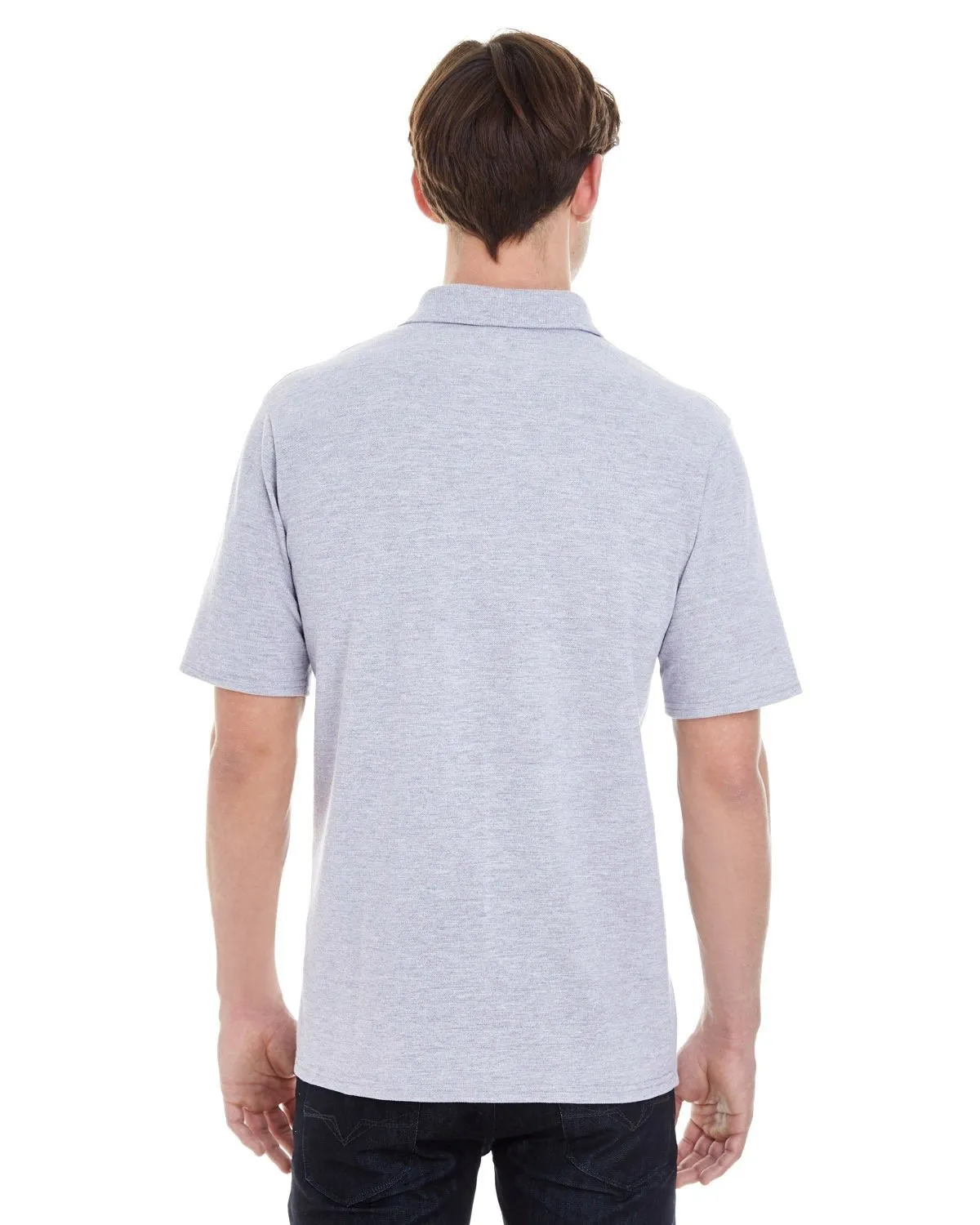 Hanes 055P Men's 6.5 oz. X-Temp Piqu Short-Sleeve Polo with Fresh IQ