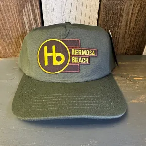 Hermosa Beach THE NEW STYLE - 5 Panel Hat - Forest Green