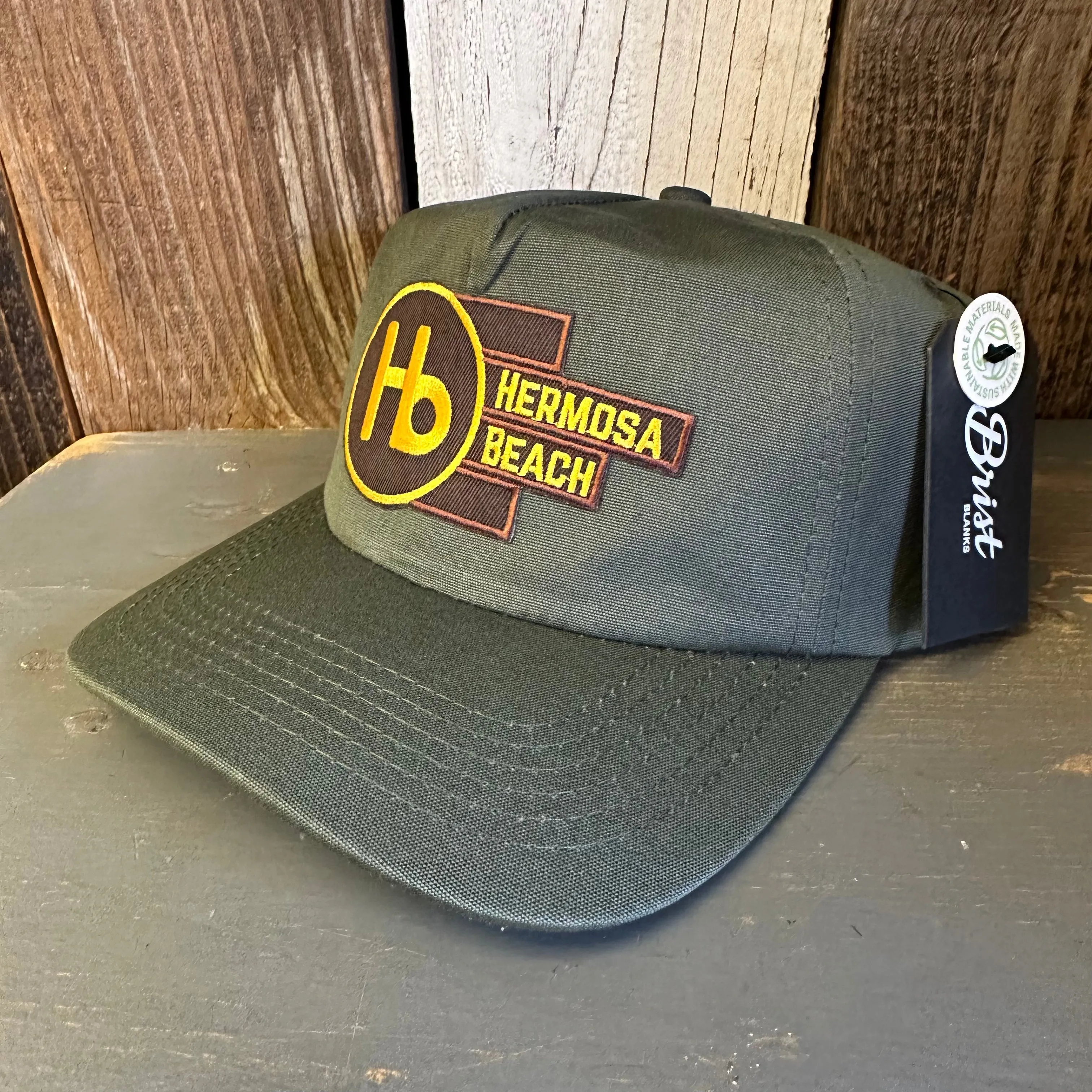 Hermosa Beach THE NEW STYLE - 5 Panel Hat - Forest Green