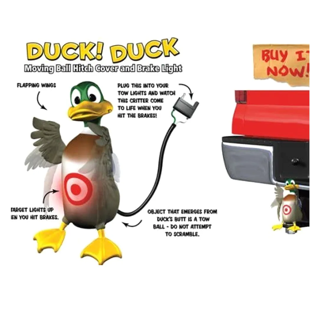 Hitch Critters Animated Ball Hitch Cover and Brake Light - Duck! Duck!