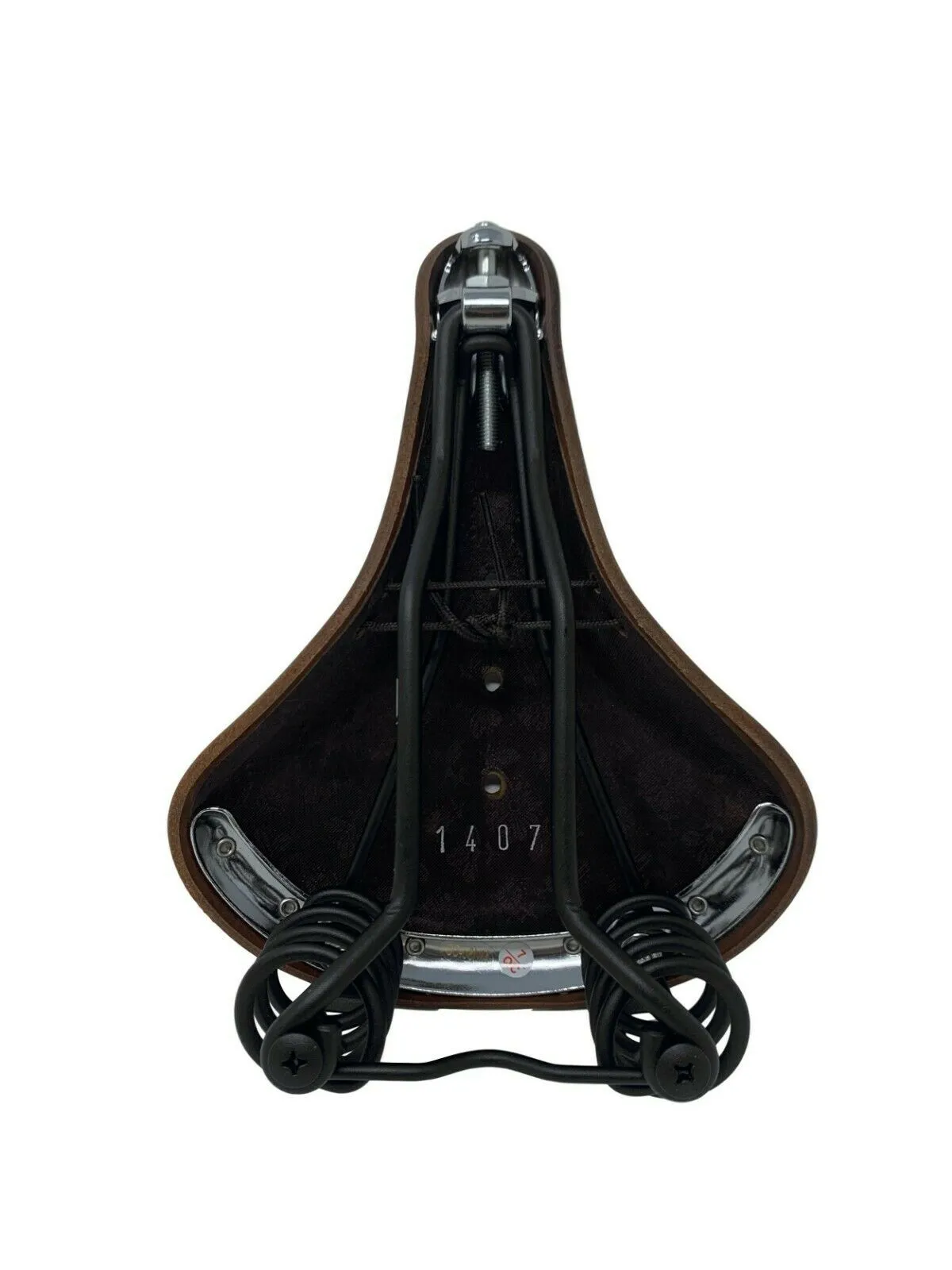 Johnny Loco Classic Cruiser Style Real Leather Saddle With Suspension - Brown