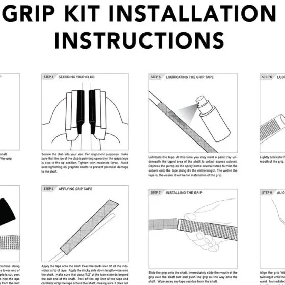 JumboMax Wrap X-Small ( 1/8") - 9 Piece Golf Grip Bundle
