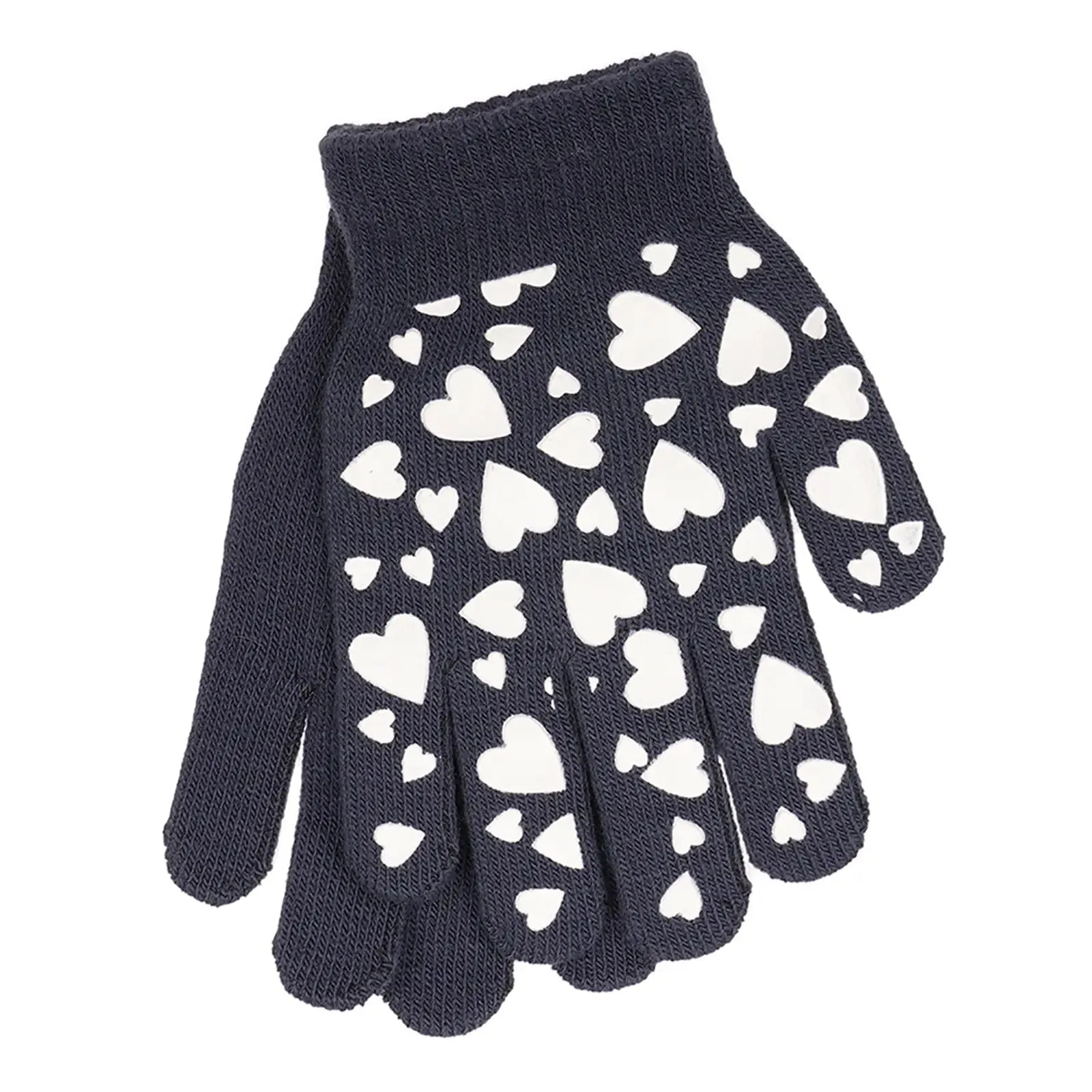 Kids Glow In The Dark Magic Gloves Hearts Stars One Size